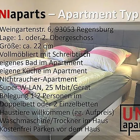 فندق Uniaparts ريغنسبورغ